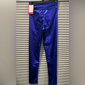 Speerise Metallic Shiny High-Rise Leggings Size S Halloween‎ Dance Rave Party